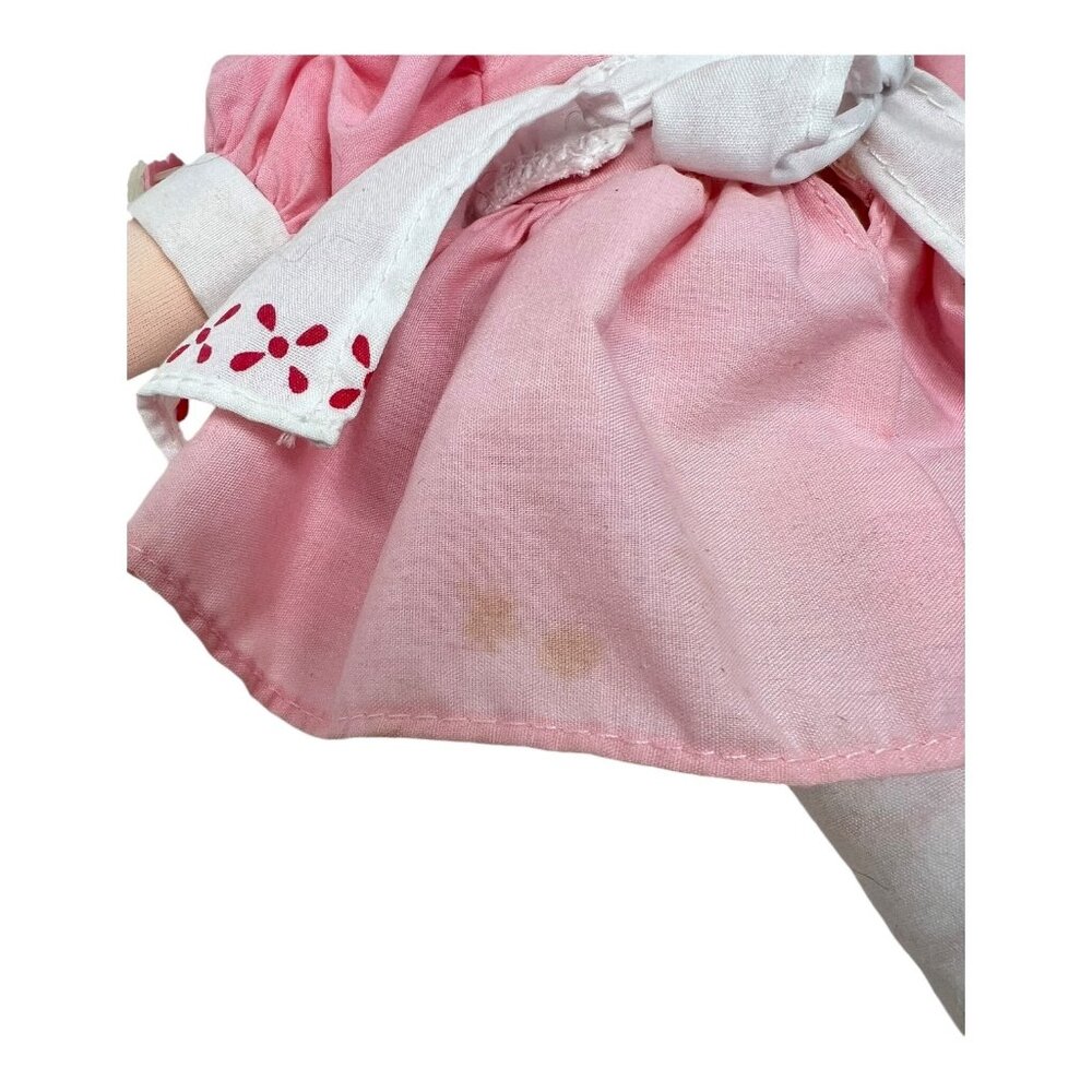 Applause Piroette Nurse Clara Cloth Doll Pink Hair Nurse Dress 2596 13 in - Picture 3 of 9